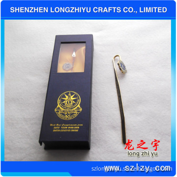 Hot Sell Soft Enamel Logo Bookmark with Gift Box (LZY-00020135013)
